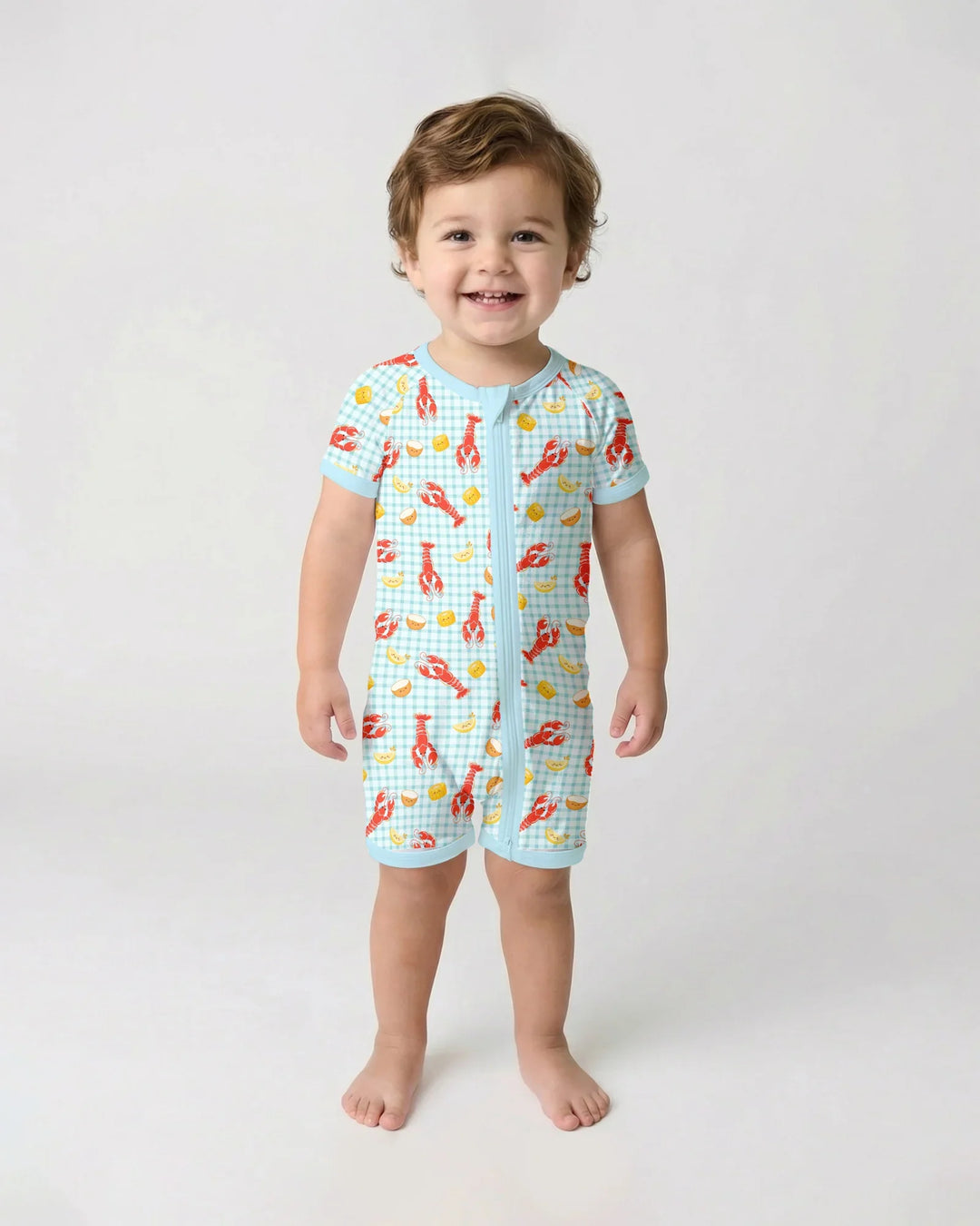 Preppy Crawfish Season Bamboo Shorty Zippy