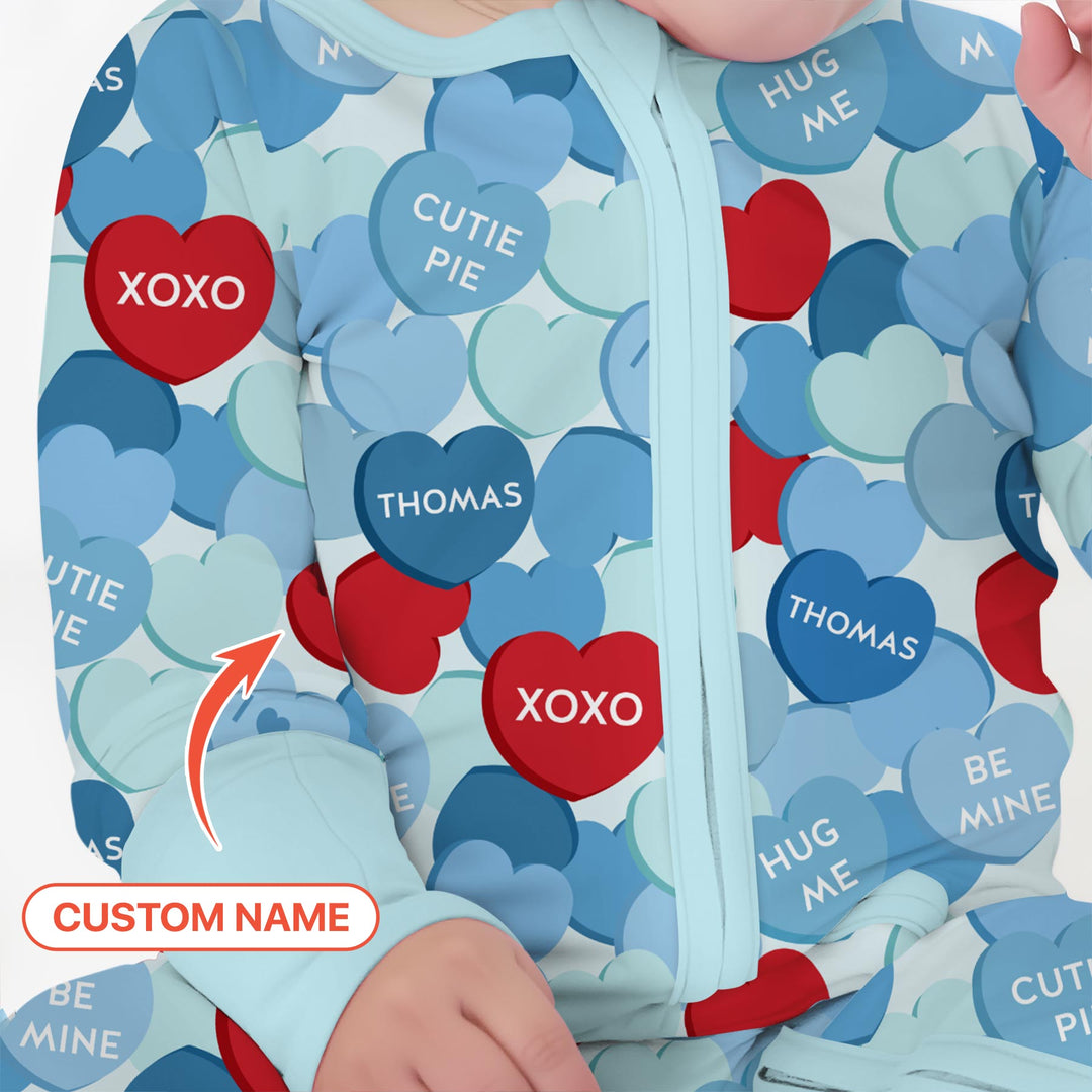 Valentine Candy Crush Family Matching Convertible Zippy