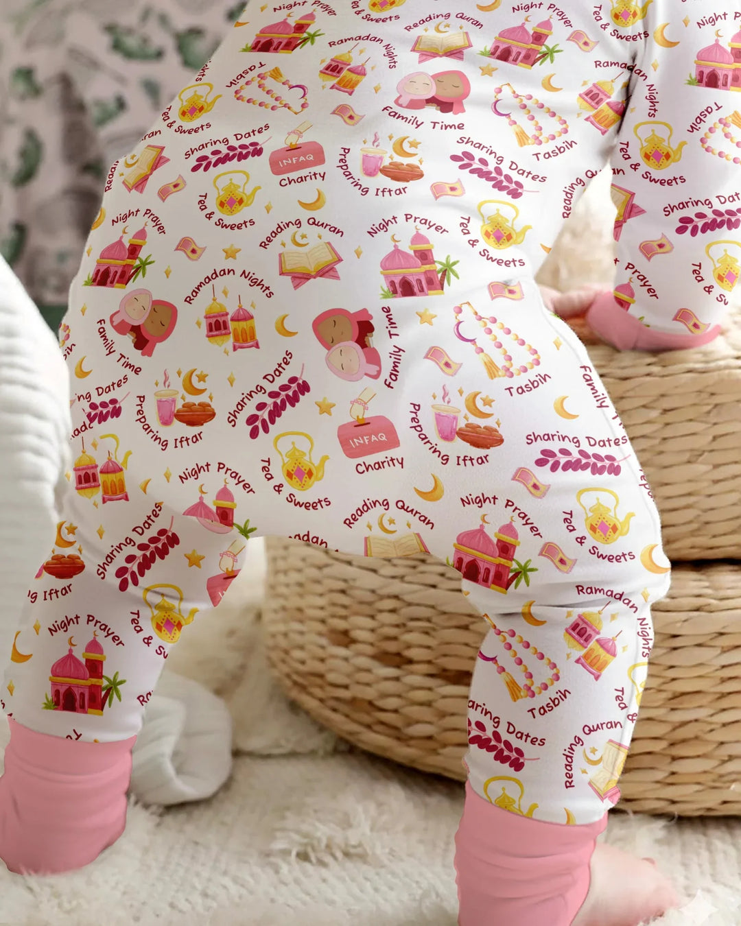 Ramadan Mubarak Matching Family Convertible Zippy