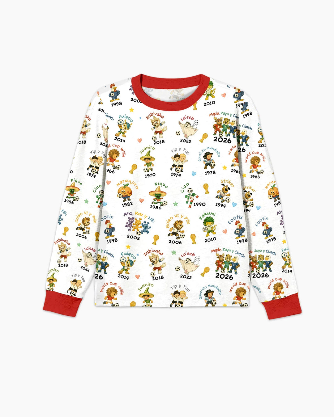 Soccer cup Mascots Bamboo Men's Pajama Set