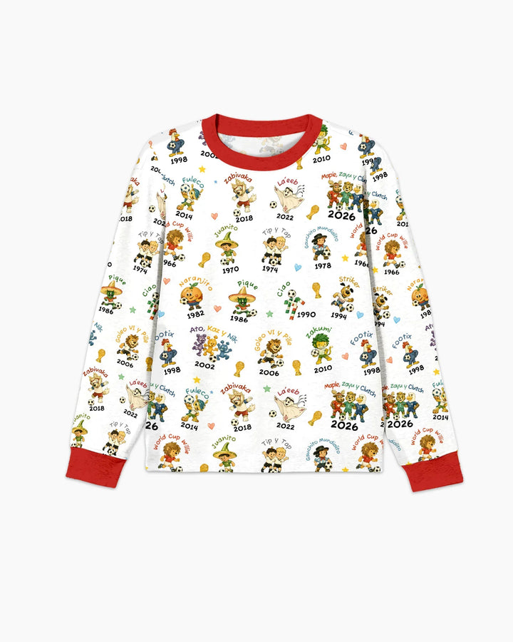 Soccer cup Mascots Bamboo Men's Pajama Set
