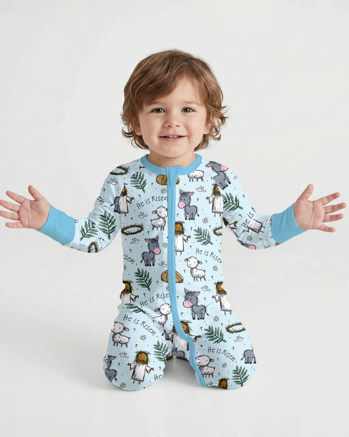 He Is Risen Easter Family Matching Convertible Zippy