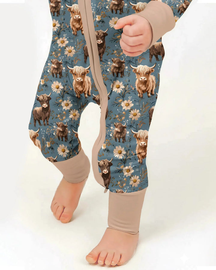 Gerippte Babykleidung mit individuellem Foto - Weich &amp; Skizzenhaft