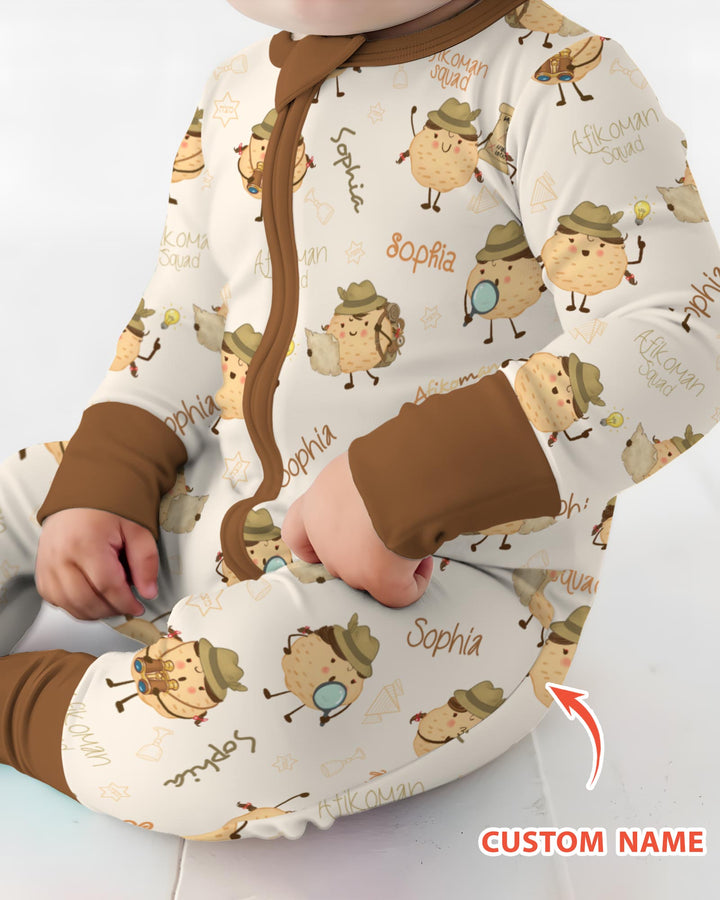 Custom Name Passover Afikoman Convertible Zippy