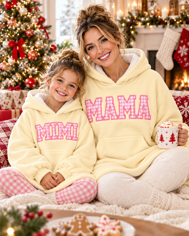 Plantilla de Sudadera Manta de Bambú Personalizada