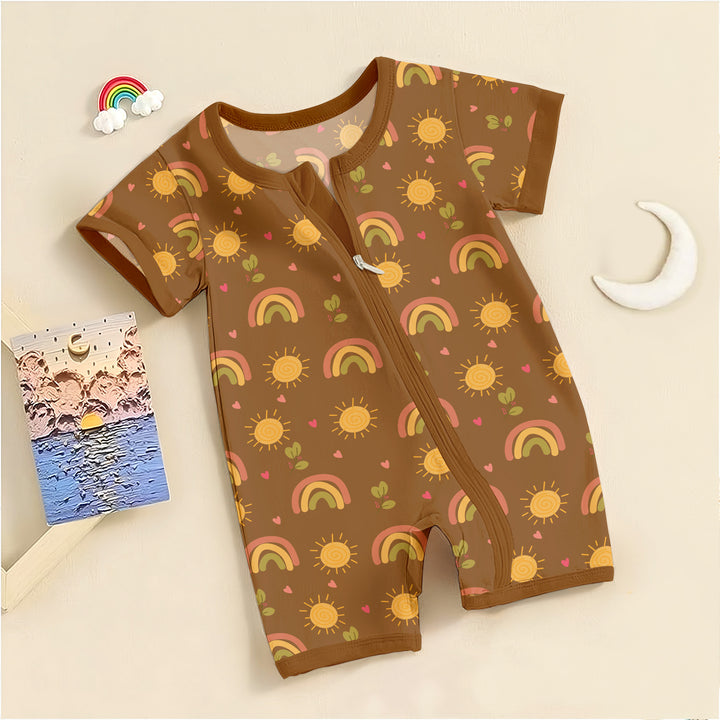 Bamboo Rust Rainbows Outfit for Baby – Soft and Cozy