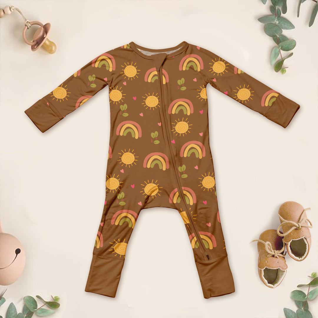 Bamboo Rust Rainbows Outfit for Baby – Soft and Cozy