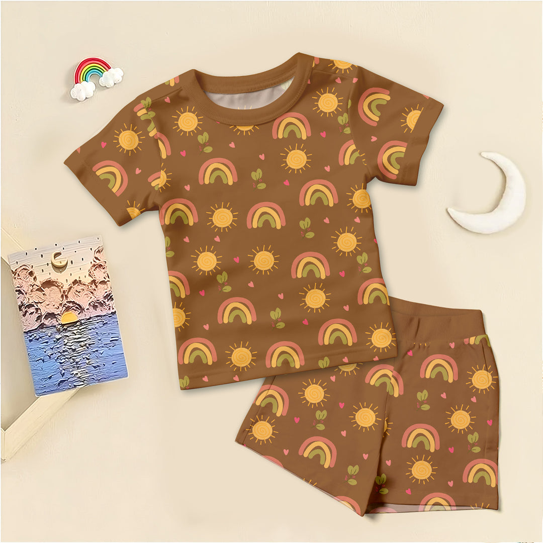 Bamboo Rust Rainbows Outfit for Baby – Soft and Cozy