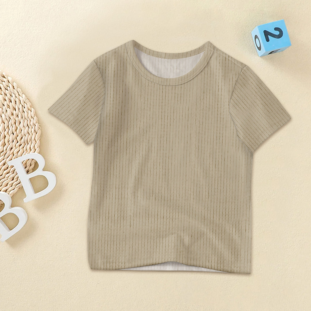 Beige Ribbed Bamboo Baby Clothing – Soft and Timeless