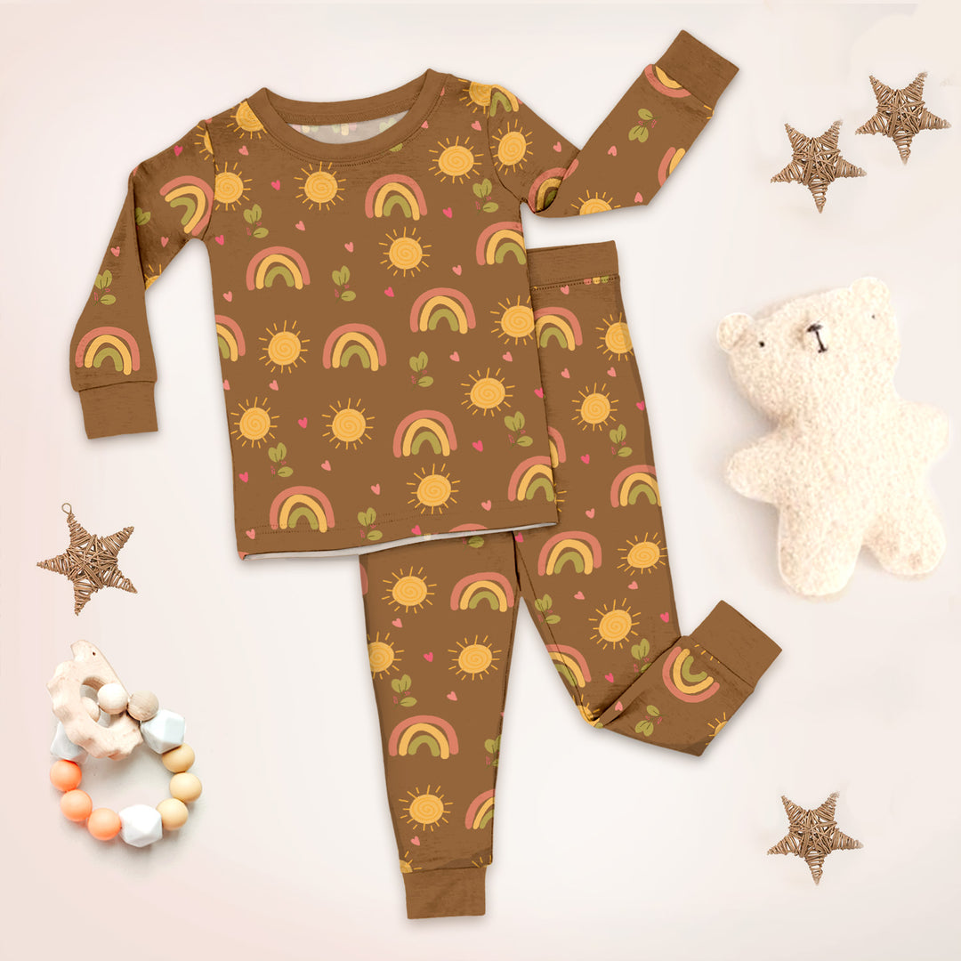 Bamboo Rust Rainbows Outfit for Baby – Soft and Cozy