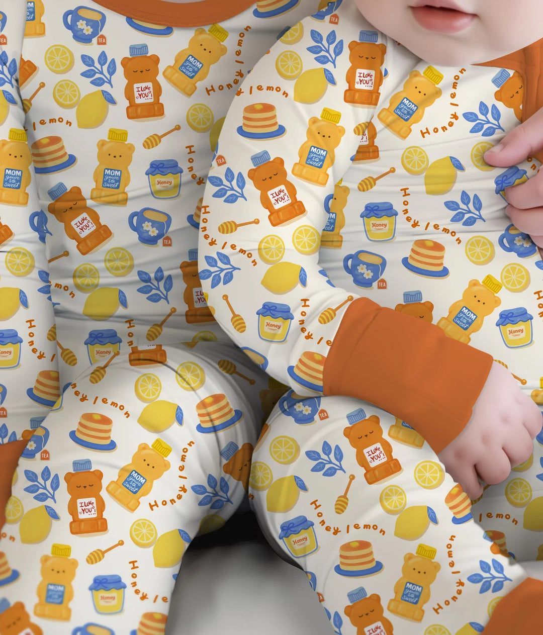 Gerippte Babykleidung mit individuellem Foto - Weich &amp; Skizzenhaft