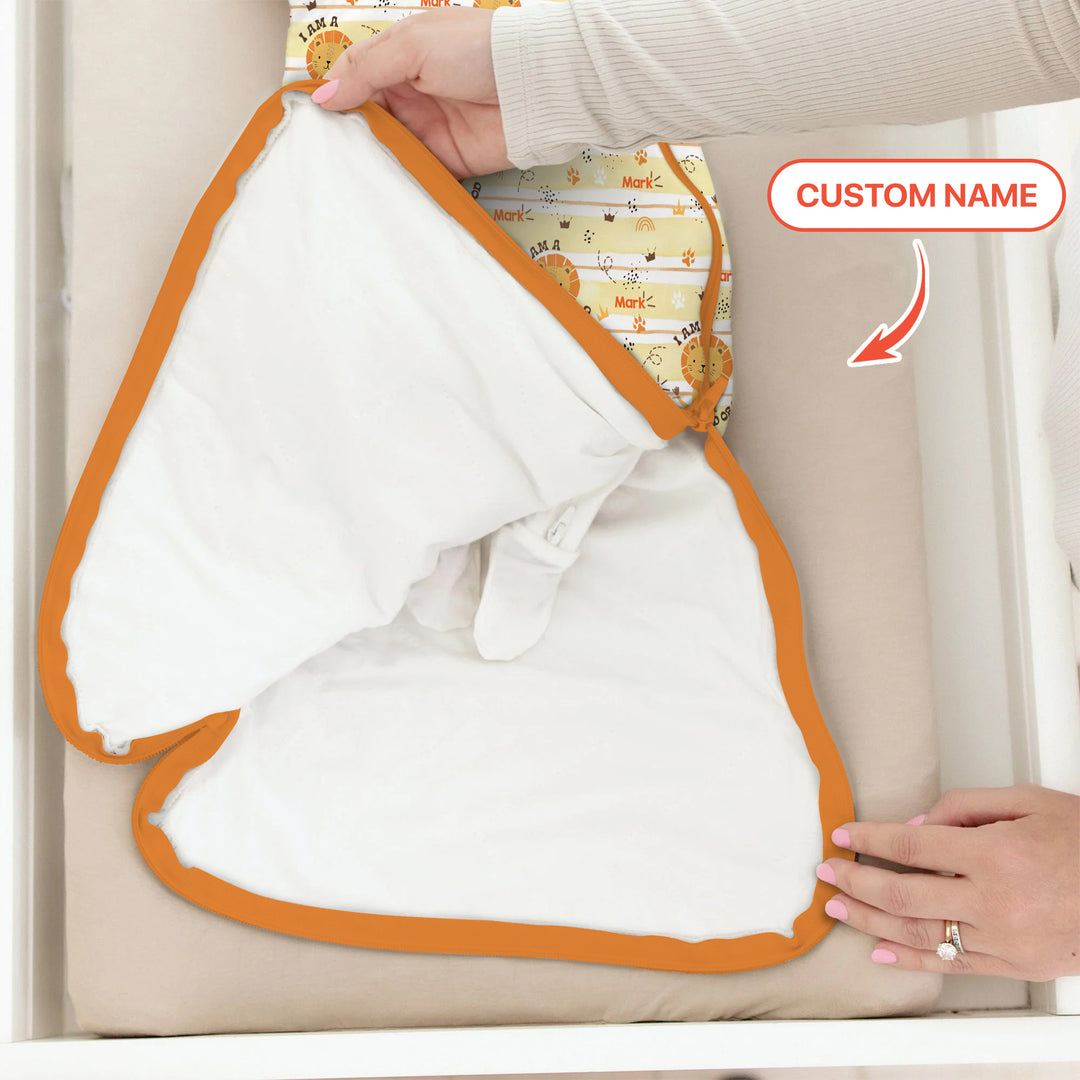 I Am A Child Of God Custom Name Boy Sleep Bag