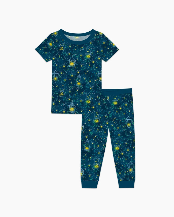 Firefly Evening Forest Bamboo Two Piece Short Sleeve Pajama Set
