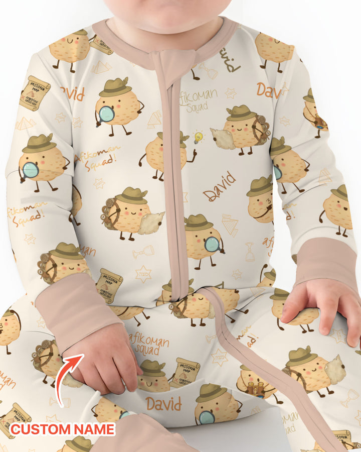 Custom Name Passover Afikoman Convertible Zippy