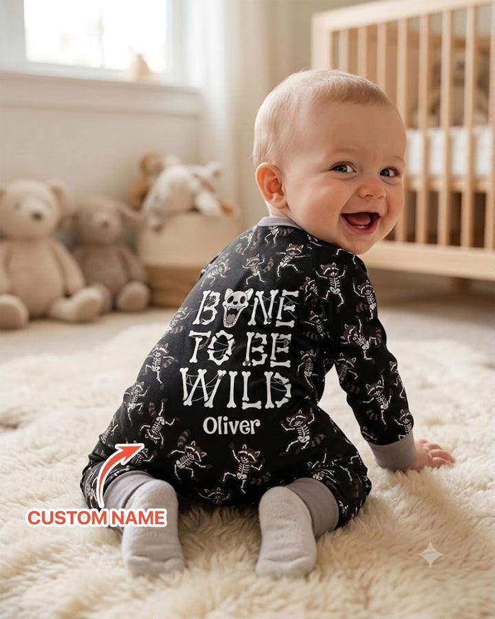 Funny Halloween Racoon Bamboo Convertible Zippy