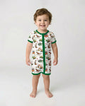 Dinosaur Construction Truck Bamboo Shorty Zippy