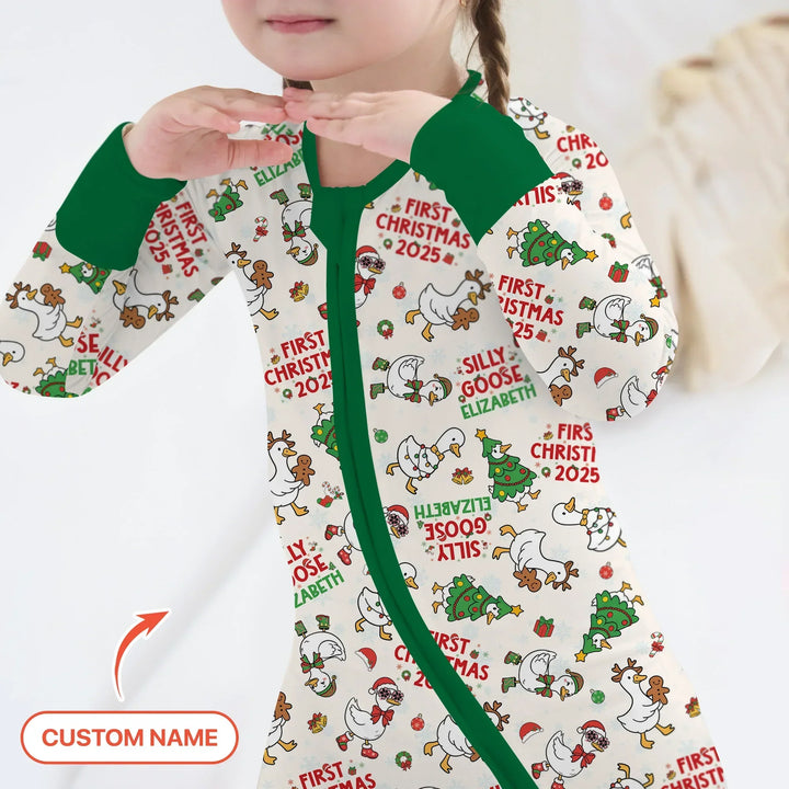 Custom Name "Silly Goose" Convertible Zippy , Custom Name "Silly Goose" Convertible Zippy - 0-3M