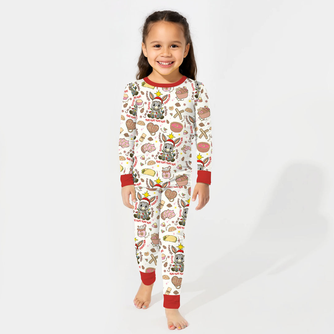 Feliz Navidad Two Piece Long Sleeve Pajama Set , Feliz Navidad Two Piece Long Sleeve Pajama Set - 12-18M