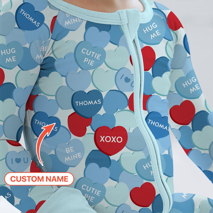 Valentine Candy Crush Family Matching Convertible Zippy