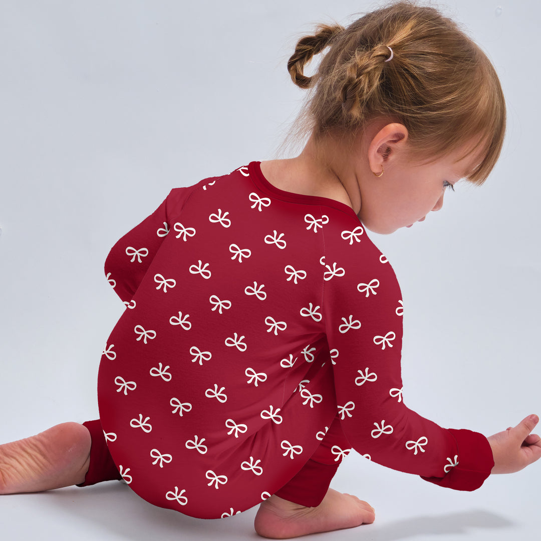 Christmas Cute Bows Convertible Zippy