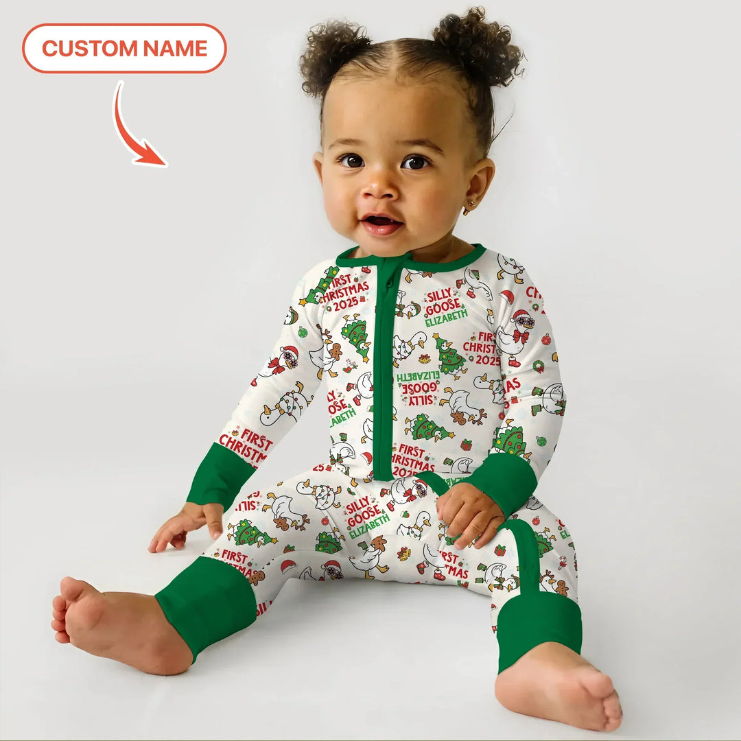 Custom Name "Silly Goose" Convertible Zippy , Custom Name "Silly Goose" Convertible Zippy - 0-3M