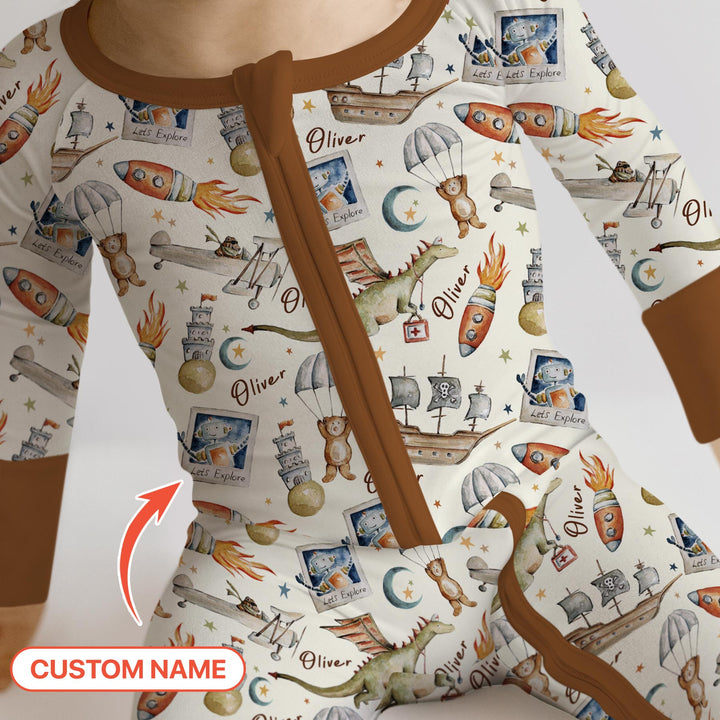 Adventure Dreams Custom Name Convertible Zippy