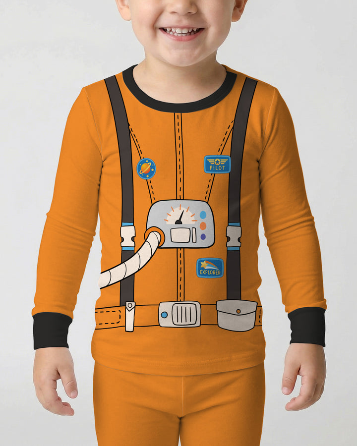 Future Astronaut Bamboo Two Piece Long Sleeve Pajama Set