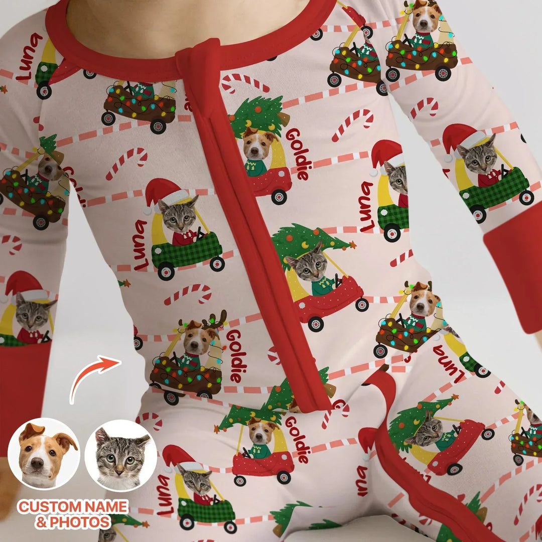 Gerippte Babykleidung mit individuellem Foto - Weich &amp; Skizzenhaft