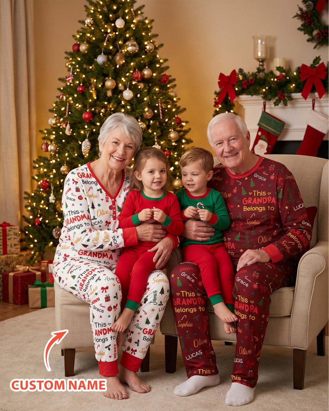 Loved By My Kids Bamboo Women Pajama Set