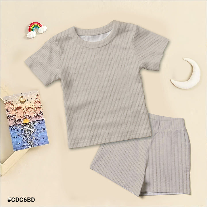 Oat Ribbed Bamboo Fabric Baby Clothing - Soft & Stretchy