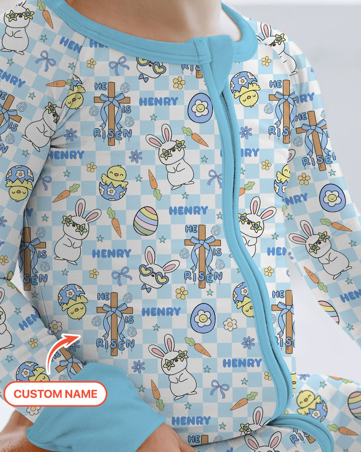 Custom Name Retro Easter Convertible Zippy