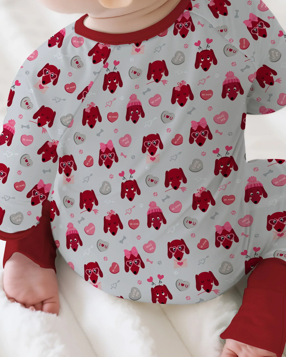 Gerippte Babykleidung mit individuellem Foto - Weich &amp; Skizzenhaft