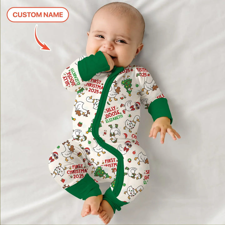 Custom Name "Silly Goose" Convertible Zippy , Custom Name "Silly Goose" Convertible Zippy - 0-3M