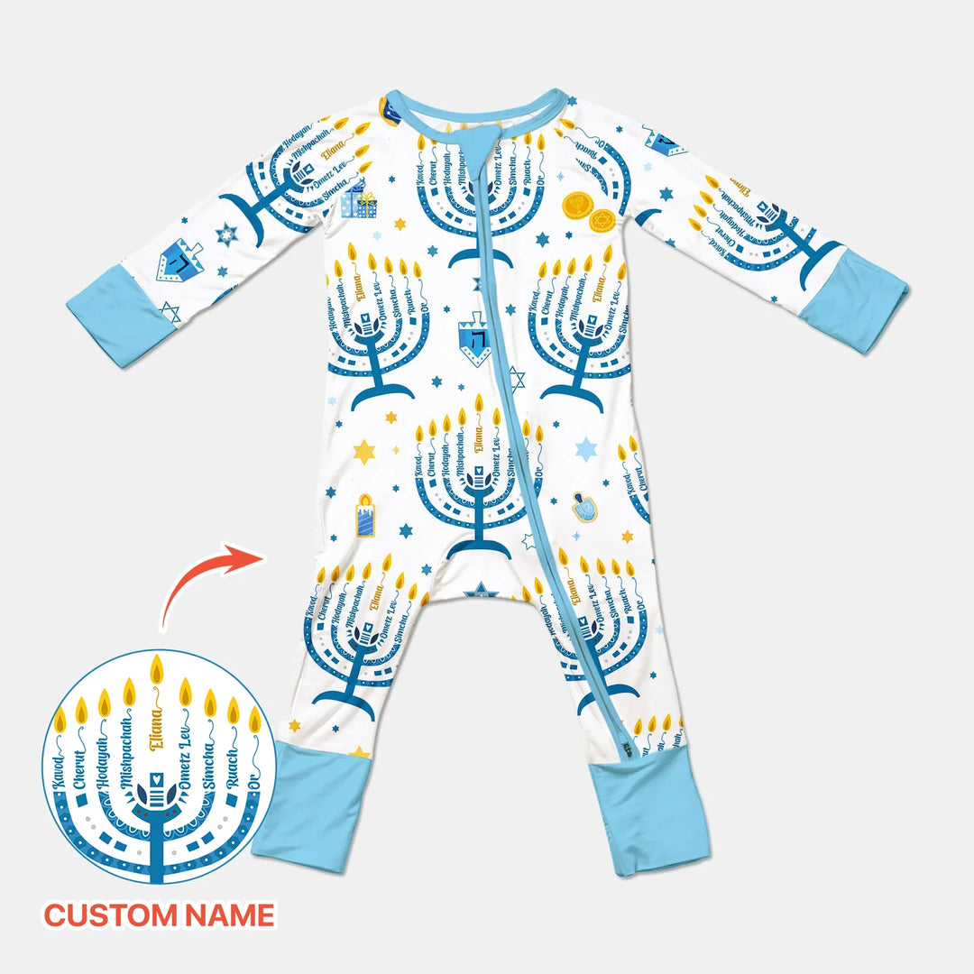 Hanukkah Custom Name Convertible Zippy