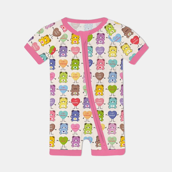 Rainbow Bears Affirmation Shorty Zippy