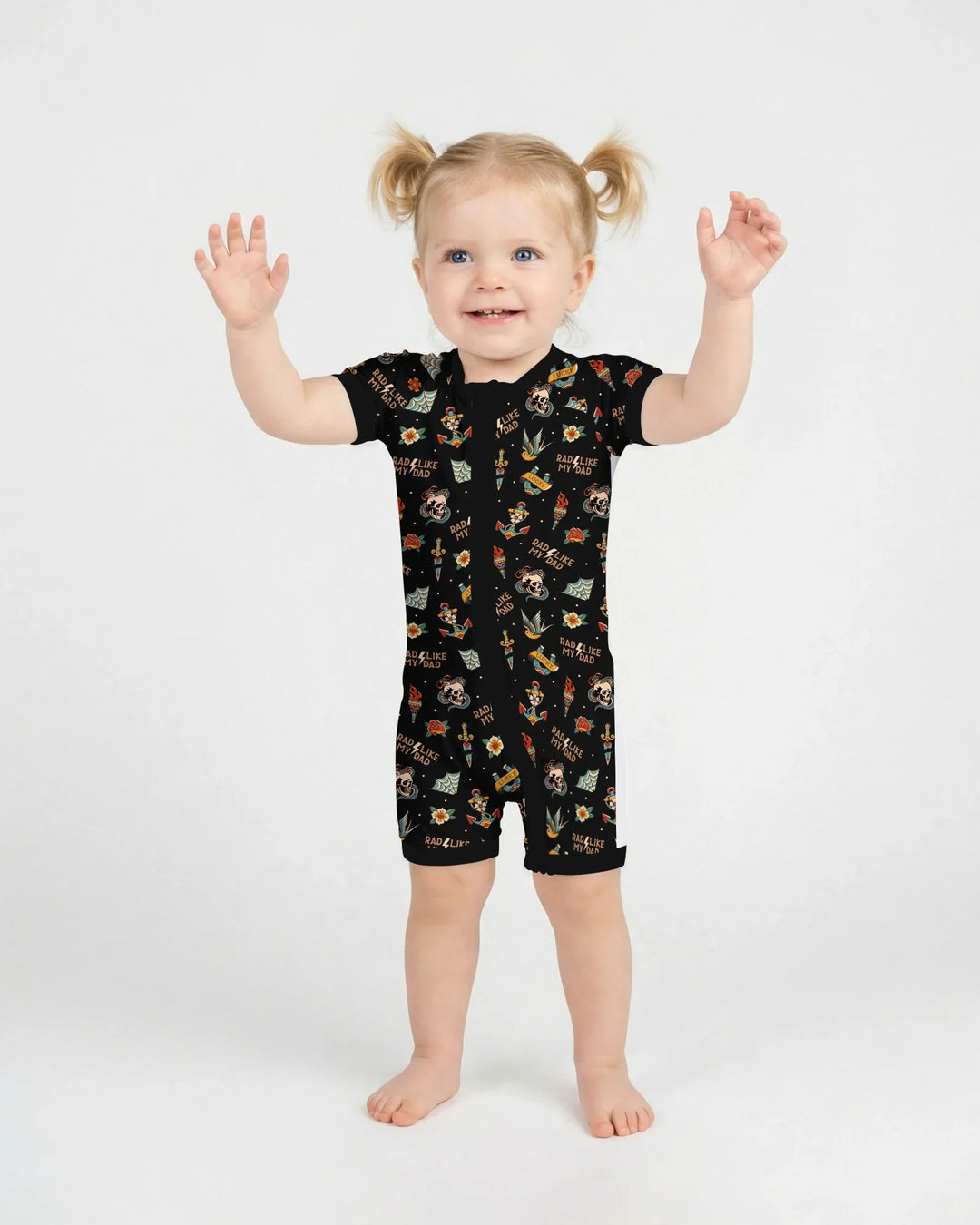 Rad Dad Society Daddy & Me Matching Bamboo Shorty Zippy