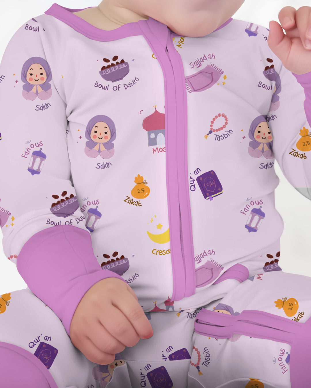 Cute Ramadhan Mubarak Convertible Zippy