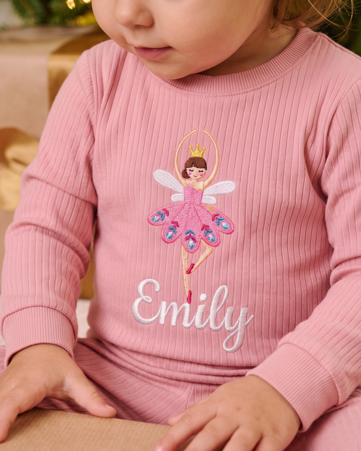 Conjunto de pijama de dos piezas de bambú con mangas largas, plantilla PERSONALIZADA