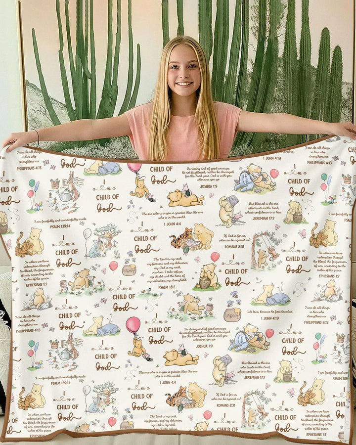 Child of God Whimsy Woodland Blanket