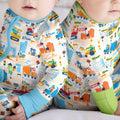 Little Builder Friends Custom Name Bamboo Convertible Zippy