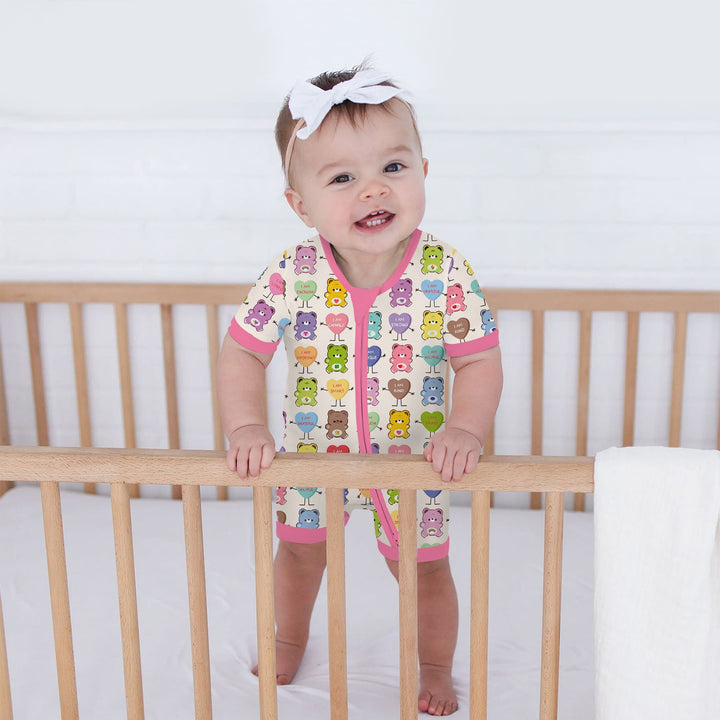 Rainbow Bears Affirmation Shorty Zippy