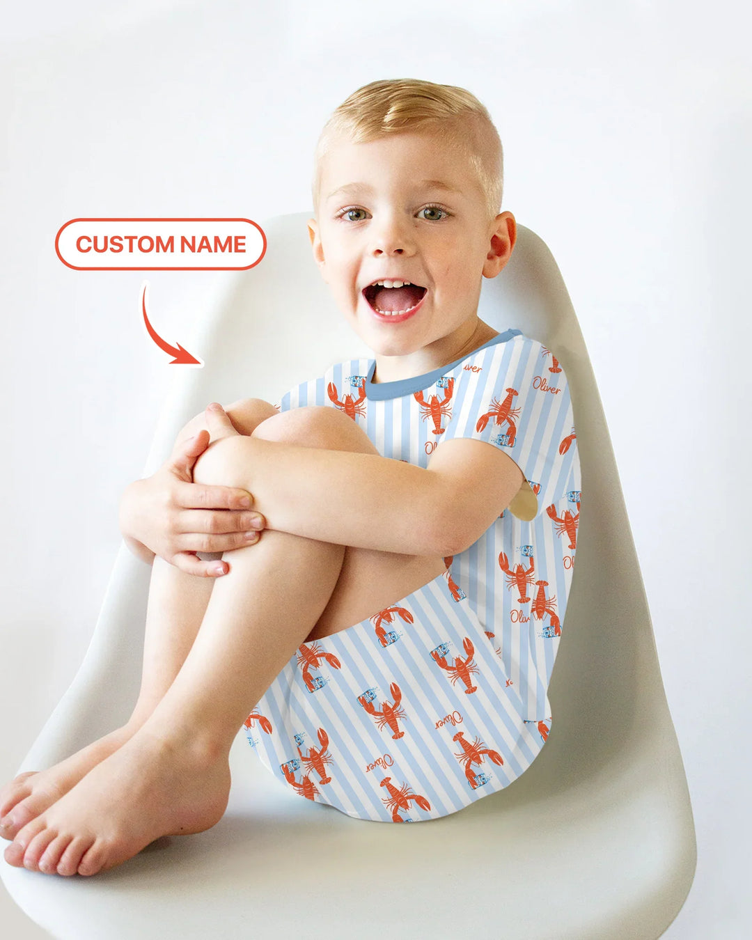 Zweiteiliges Pyjama-Set mit kurzen Ärmeln und Shorts im Sommer-Design