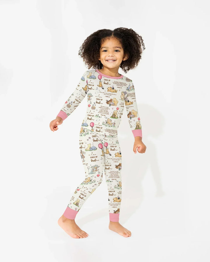 Child of God Whimsy Woodland Two Piece Long Sleeve Pajama Set