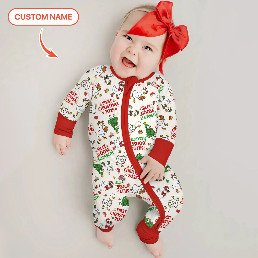 Custom Name "Silly Goose" Convertible Zippy , Custom Name "Silly Goose" Convertible Zippy - 0-3M