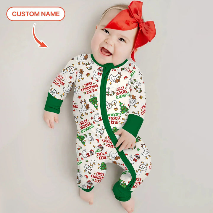 Custom Name "Silly Goose" Convertible Zippy , Custom Name "Silly Goose" Convertible Zippy - 0-3M