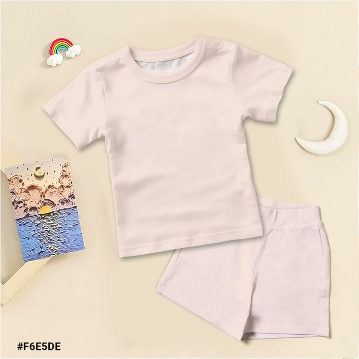 Blush Ribbed Bamboo Fabric Baby Clothing - Soft & Stretchy