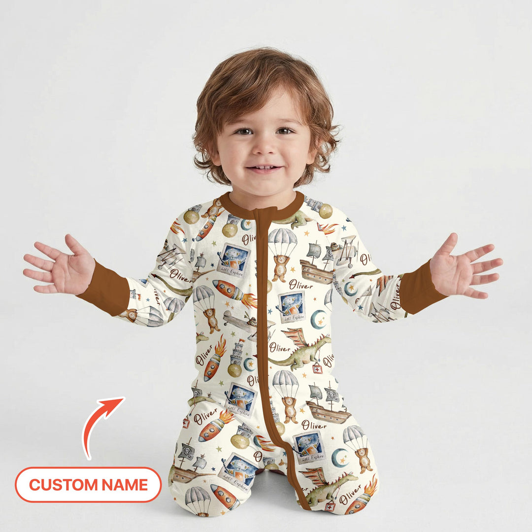 Adventure Dreams Custom Name Convertible Zippy