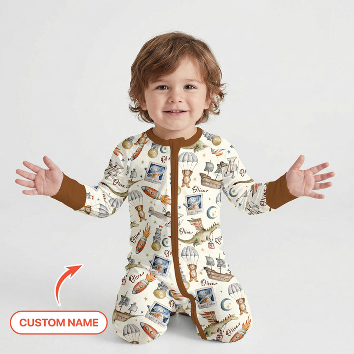 Adventure Dreams Custom Name Convertible Zippy