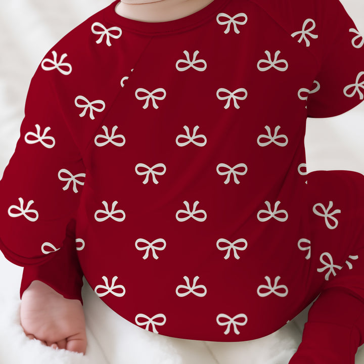 Christmas Cute Bows Convertible Zippy