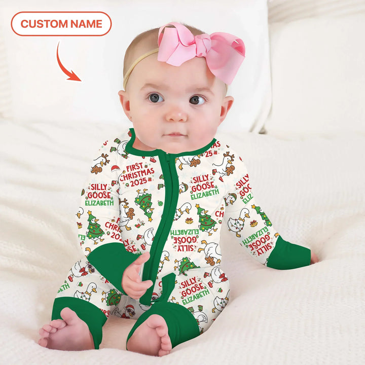 Custom Name "Silly Goose" Convertible Zippy , Custom Name "Silly Goose" Convertible Zippy - 0-3M